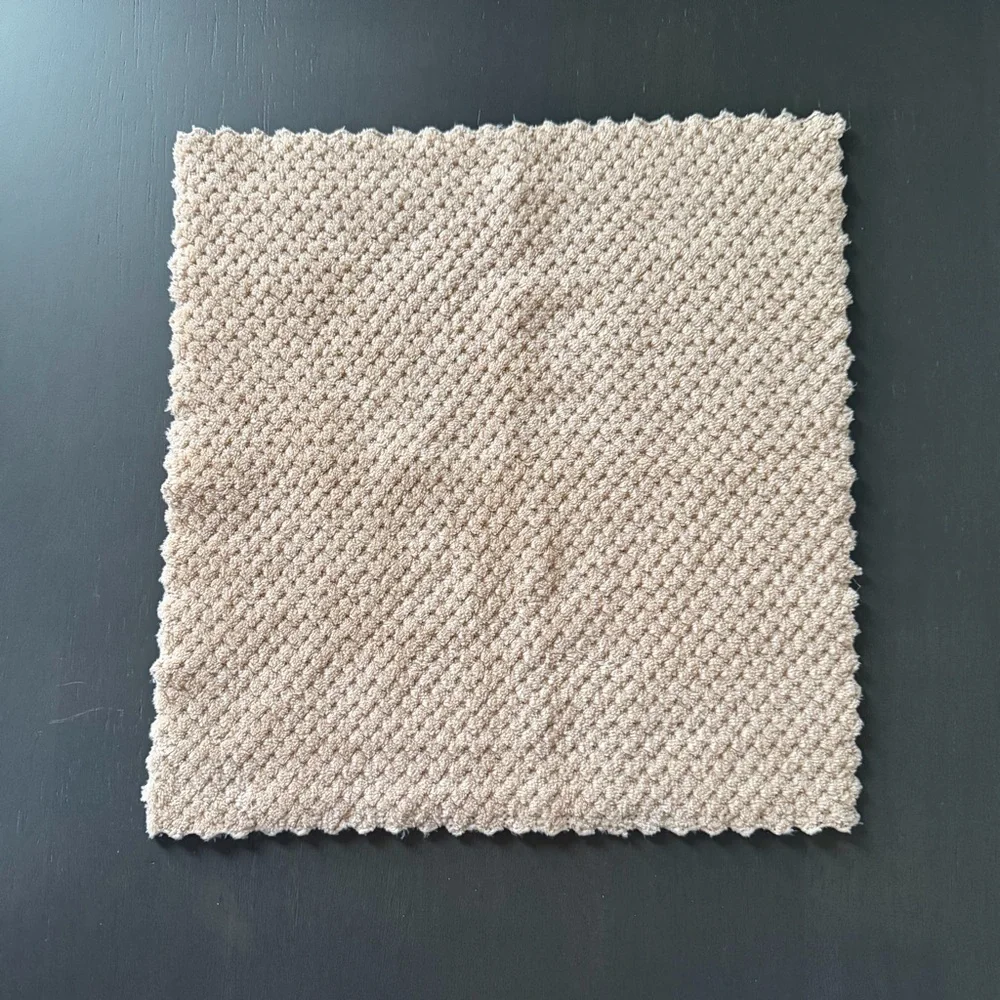 Textured Neutral Tan Washcloth
